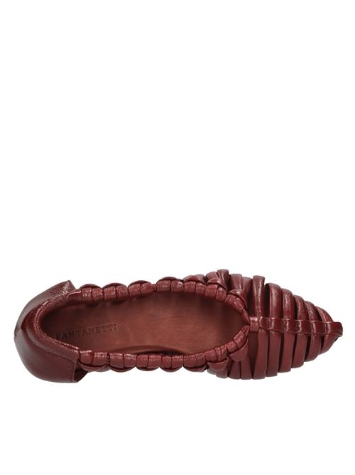 Ballerine in pelle PANTANETTI | 18780C REGLISSEROSSO